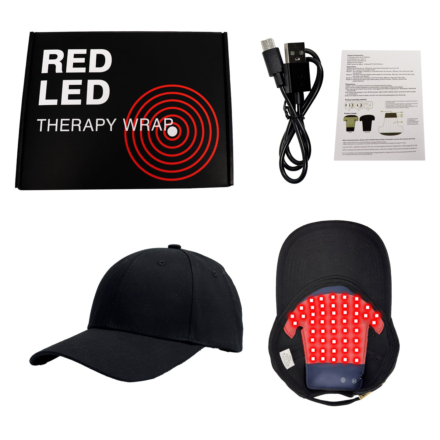LED Red Light Therapy Hair Growth Cap