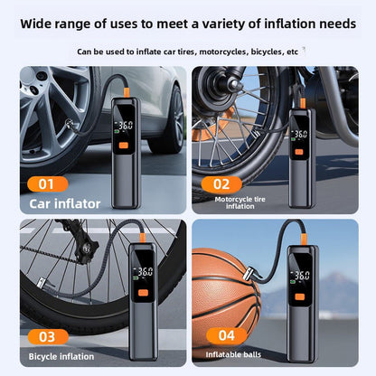 Portable Wireless Air Pump with Digital Display