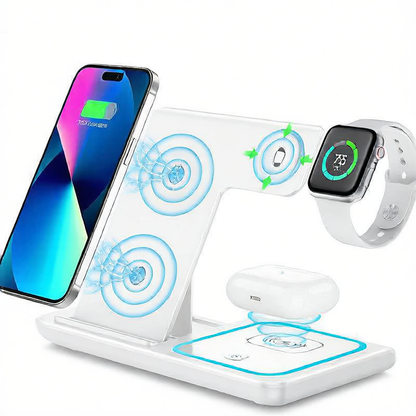 Three-in-One Wireless Charging Stand